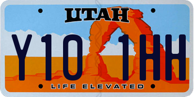 UT license plate Y101HH