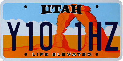 UT license plate Y101HZ