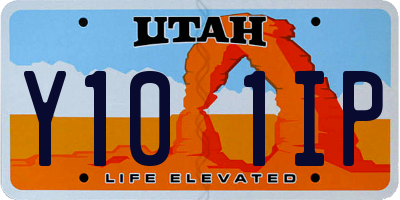 UT license plate Y101IP