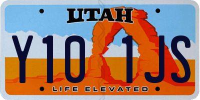 UT license plate Y101JS