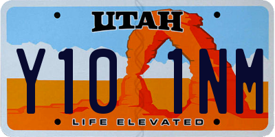 UT license plate Y101NM
