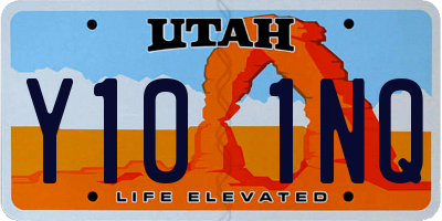 UT license plate Y101NQ