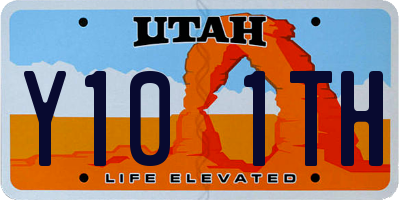 UT license plate Y101TH