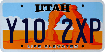 UT license plate Y102XP