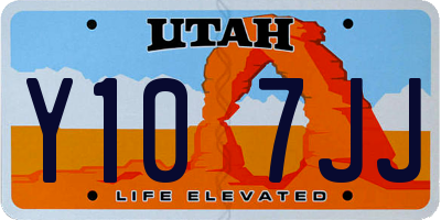 UT license plate Y107JJ