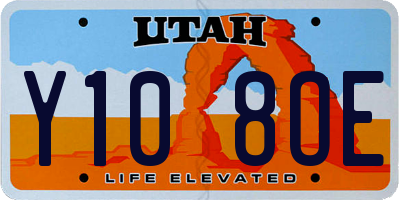 UT license plate Y108OE