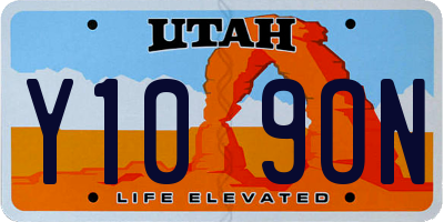 UT license plate Y109ON
