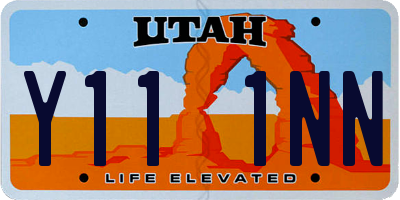 UT license plate Y111NN
