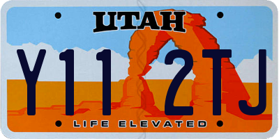 UT license plate Y112TJ