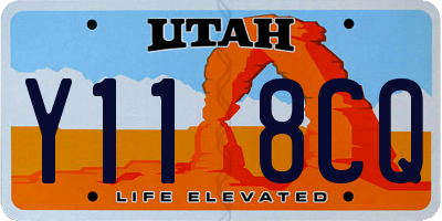 UT license plate Y118CQ