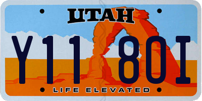 UT license plate Y118OI
