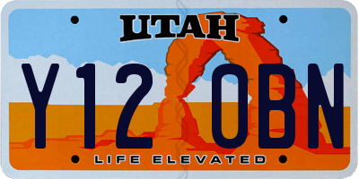 UT license plate Y120BN
