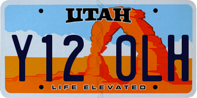 UT license plate Y120LH