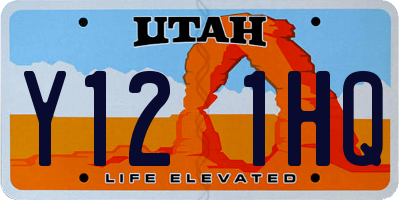 UT license plate Y121HQ
