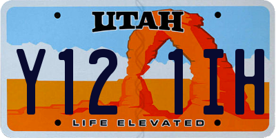 UT license plate Y121IH