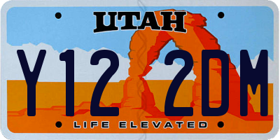 UT license plate Y122DM