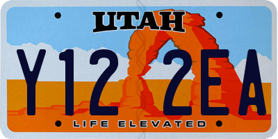 UT license plate Y122EA