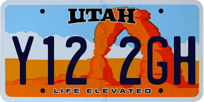 UT license plate Y122GH