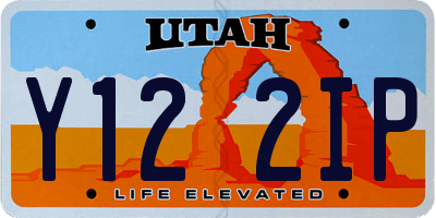 UT license plate Y122IP