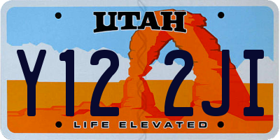 UT license plate Y122JI