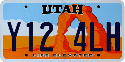 UT license plate Y124LH