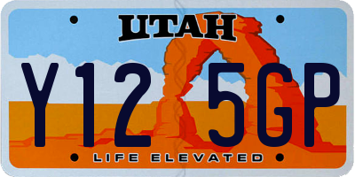 UT license plate Y125GP