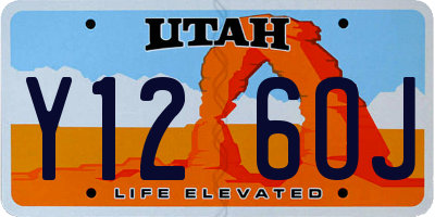 UT license plate Y126OJ