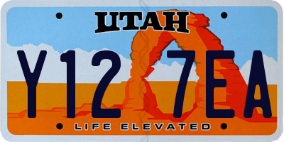 UT license plate Y127EA