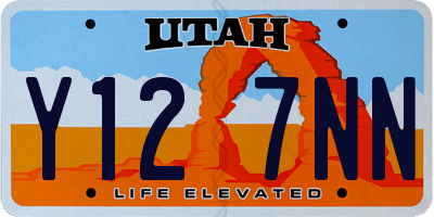 UT license plate Y127NN