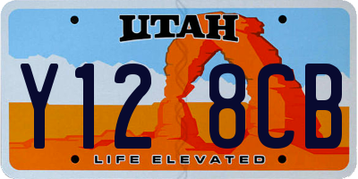 UT license plate Y128CB