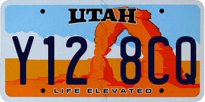 UT license plate Y128CQ