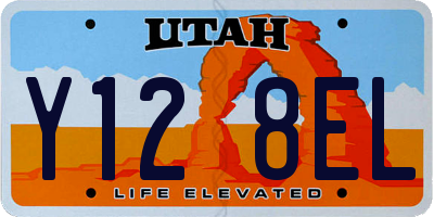 UT license plate Y128EL
