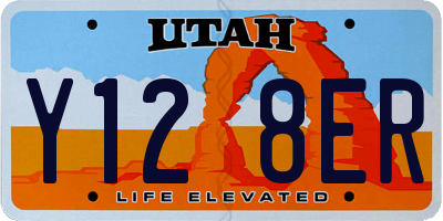 UT license plate Y128ER