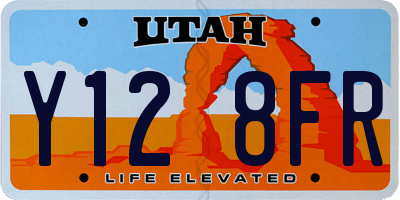 UT license plate Y128FR