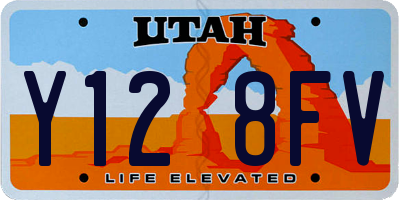 UT license plate Y128FV