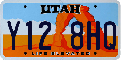 UT license plate Y128HQ