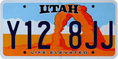 UT license plate Y128JJ