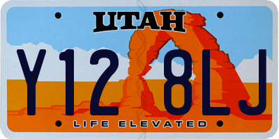 UT license plate Y128LJ