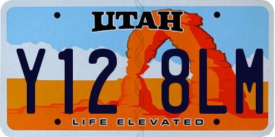 UT license plate Y128LM