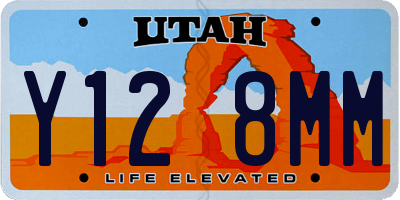 UT license plate Y128MM