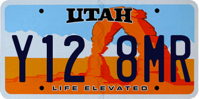 UT license plate Y128MR