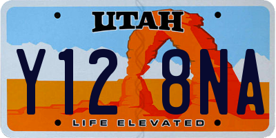 UT license plate Y128NA