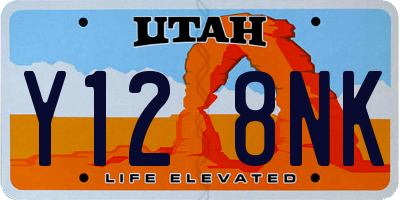 UT license plate Y128NK