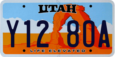 UT license plate Y128OA
