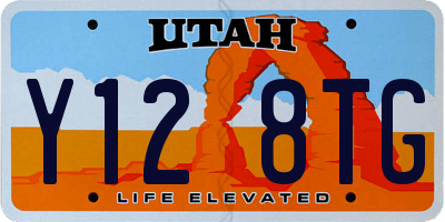 UT license plate Y128TG