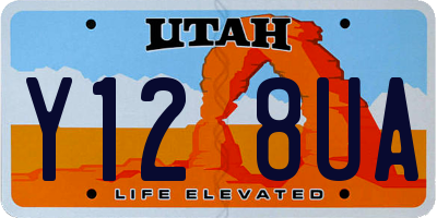 UT license plate Y128UA