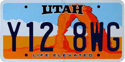 UT license plate Y128WG