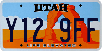 UT license plate Y129FF