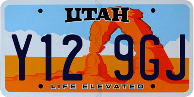 UT license plate Y129GJ