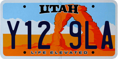UT license plate Y129LA